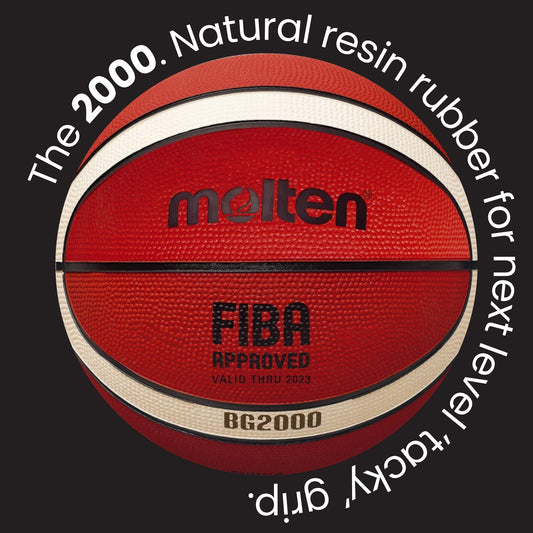 Molten BG2000 Basketball 12 Panel Rubber (Indoor & Outdoor)