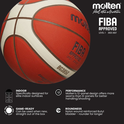 Molten BG3850 Basketball Premium Composite Leather