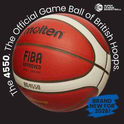 Molten BG4550 Basketball - The Official Game Ball of British Hoops